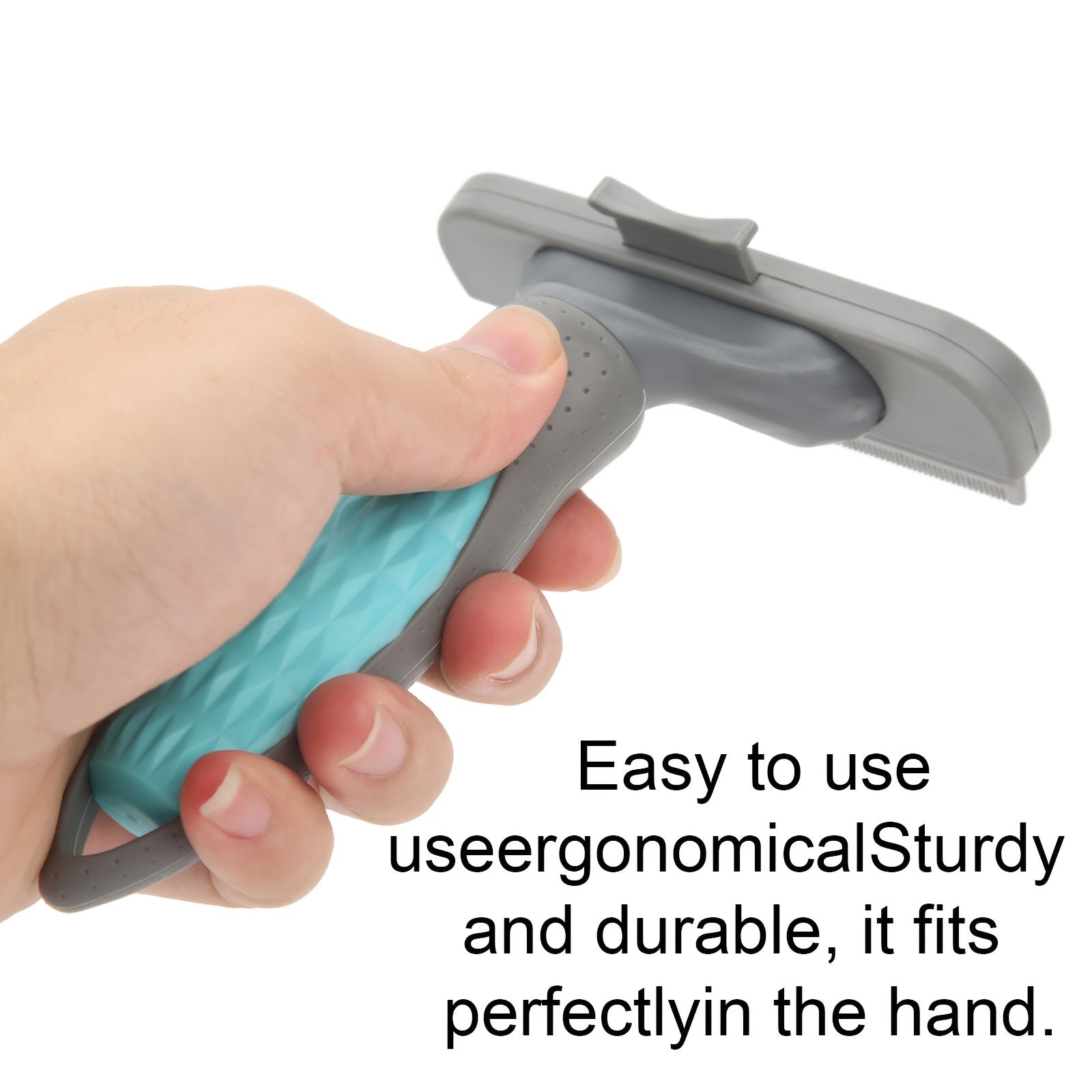 2-in-1 Stainless Steel Pet Grooming Brush for Dogs and Cats Self-Cleaning Dual-Function