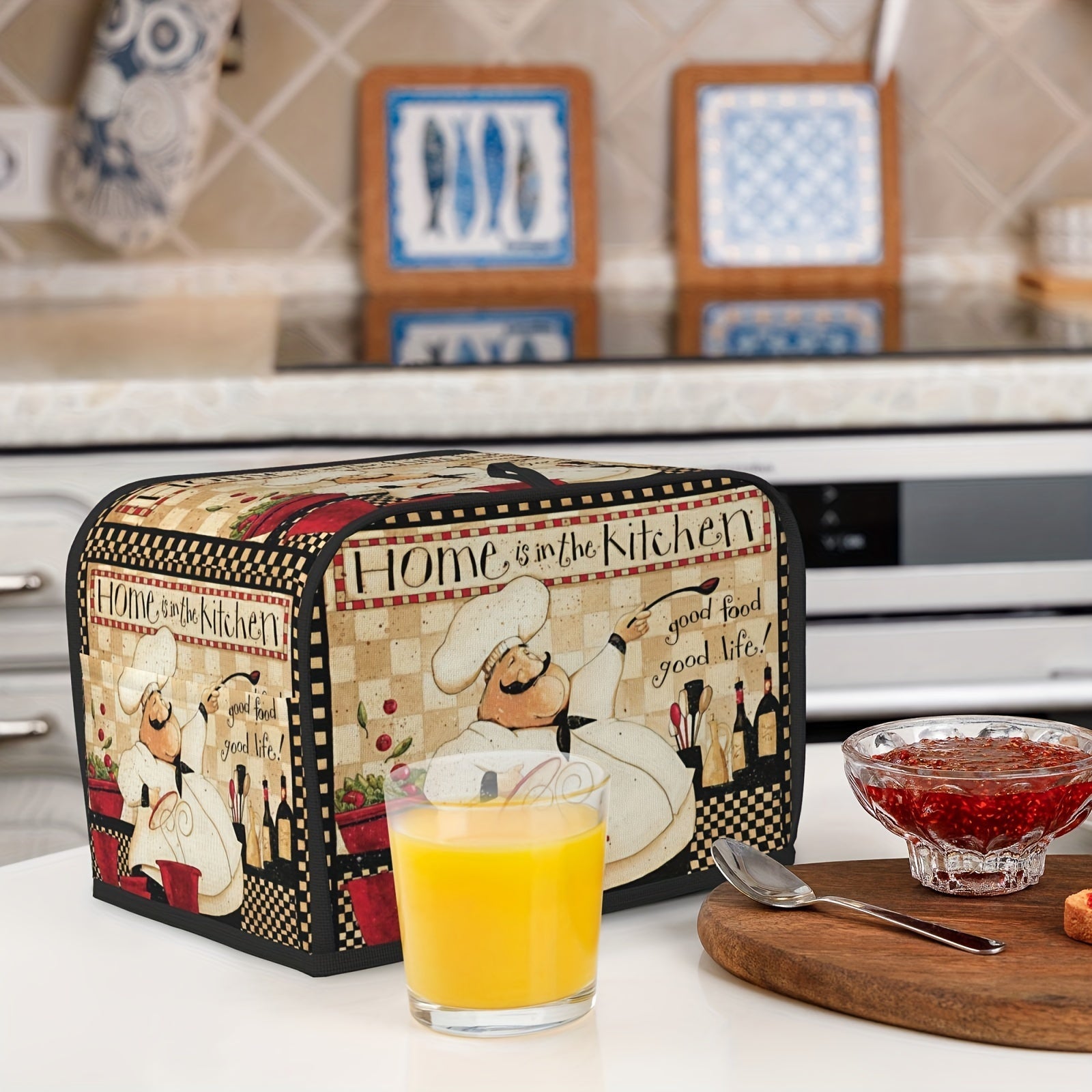 2-Slice Toaster Cover Dustproof Grease Resistant Machine Washable Appliance Protector