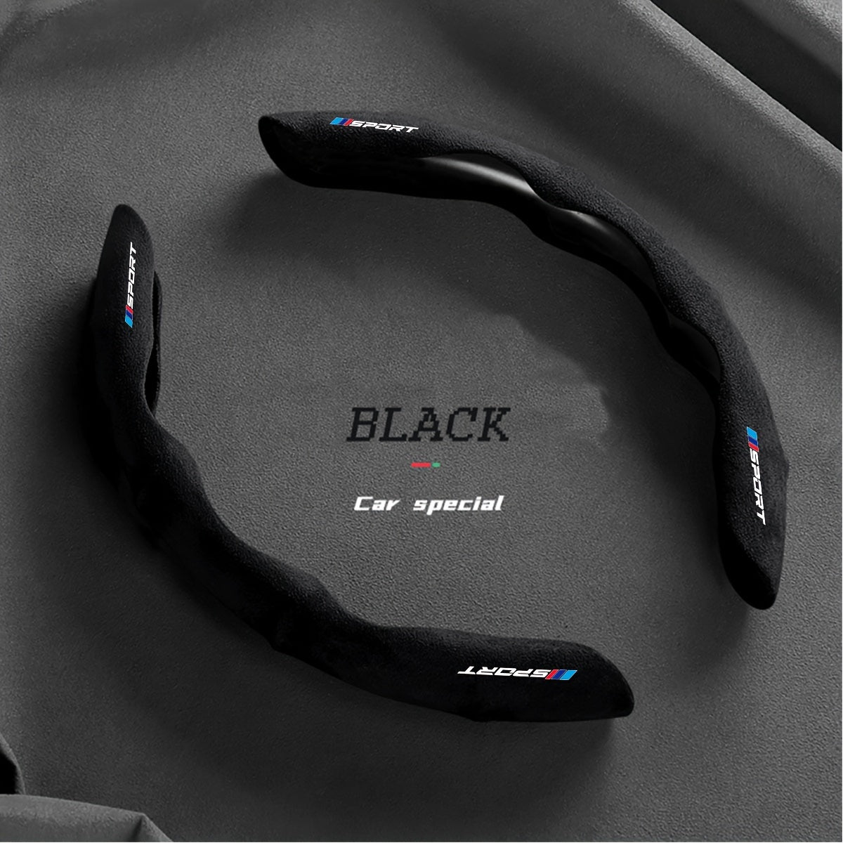 Avtomobillar uchun universal nafas oladigan, sirpanishga qarshi bo'lakli boshqaruv g'ildiragi qoplamasi