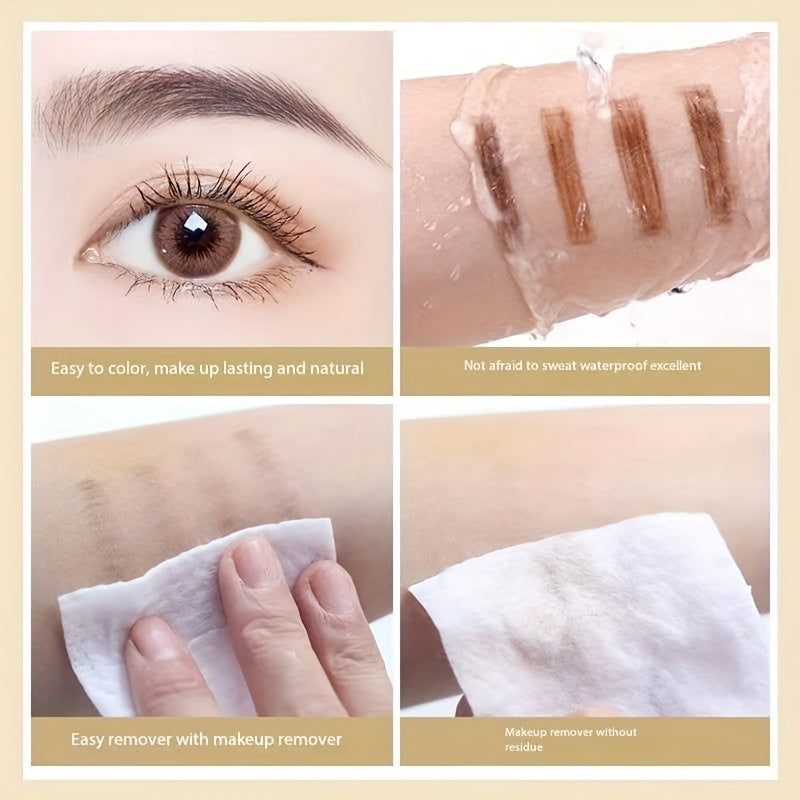Lápiz de cejas para mujer Golden Slim resistente al agua, a prueba de manchas, para todo tipo de piel
