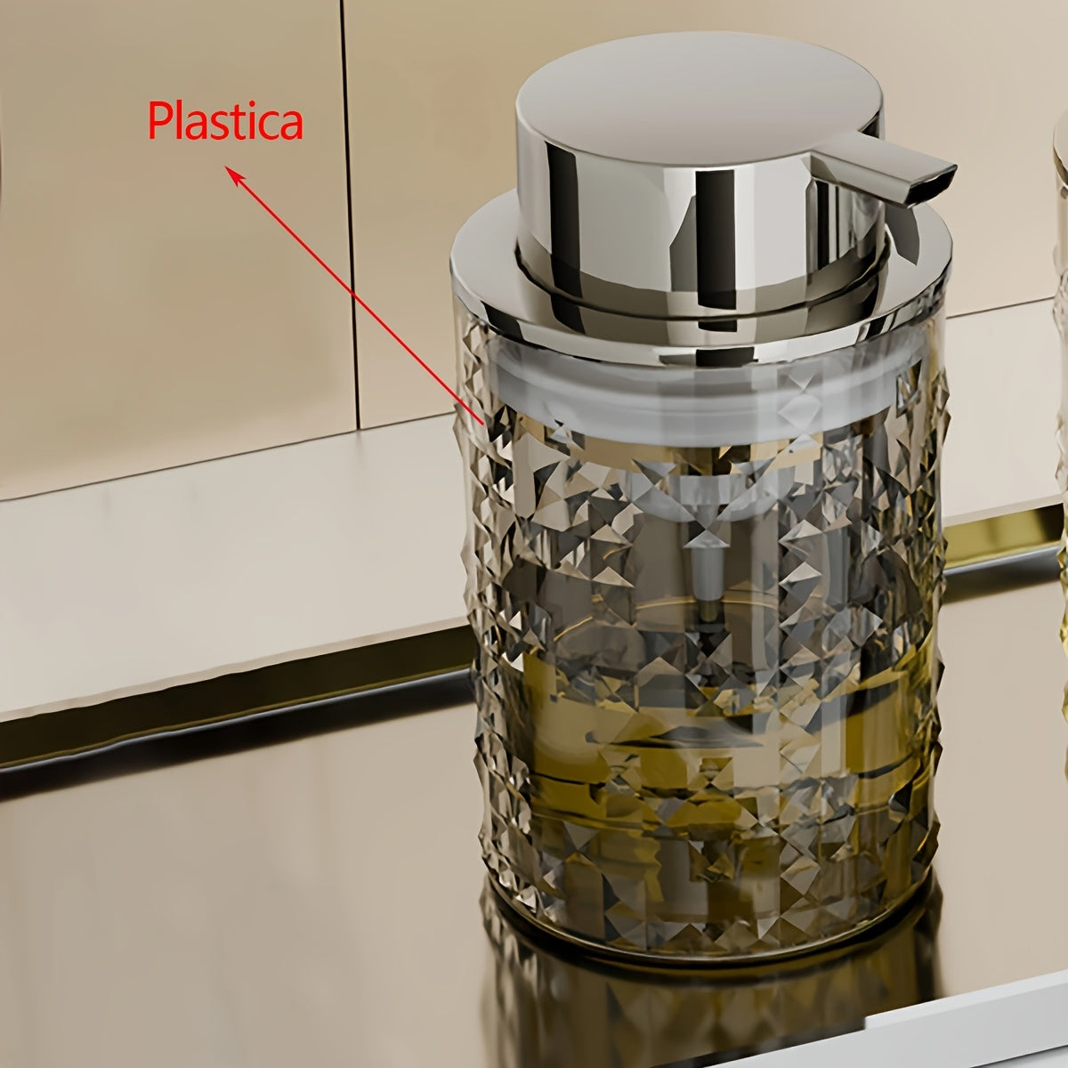 Dispensador de jabón reutilizable de espuma para limpiador facial, champú y gel de ducha, accesorio moderno para baño