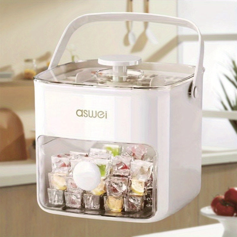 Bandeja de cubitos de hielo de grado alimentario de gran capacidad para congelador o refrigerador