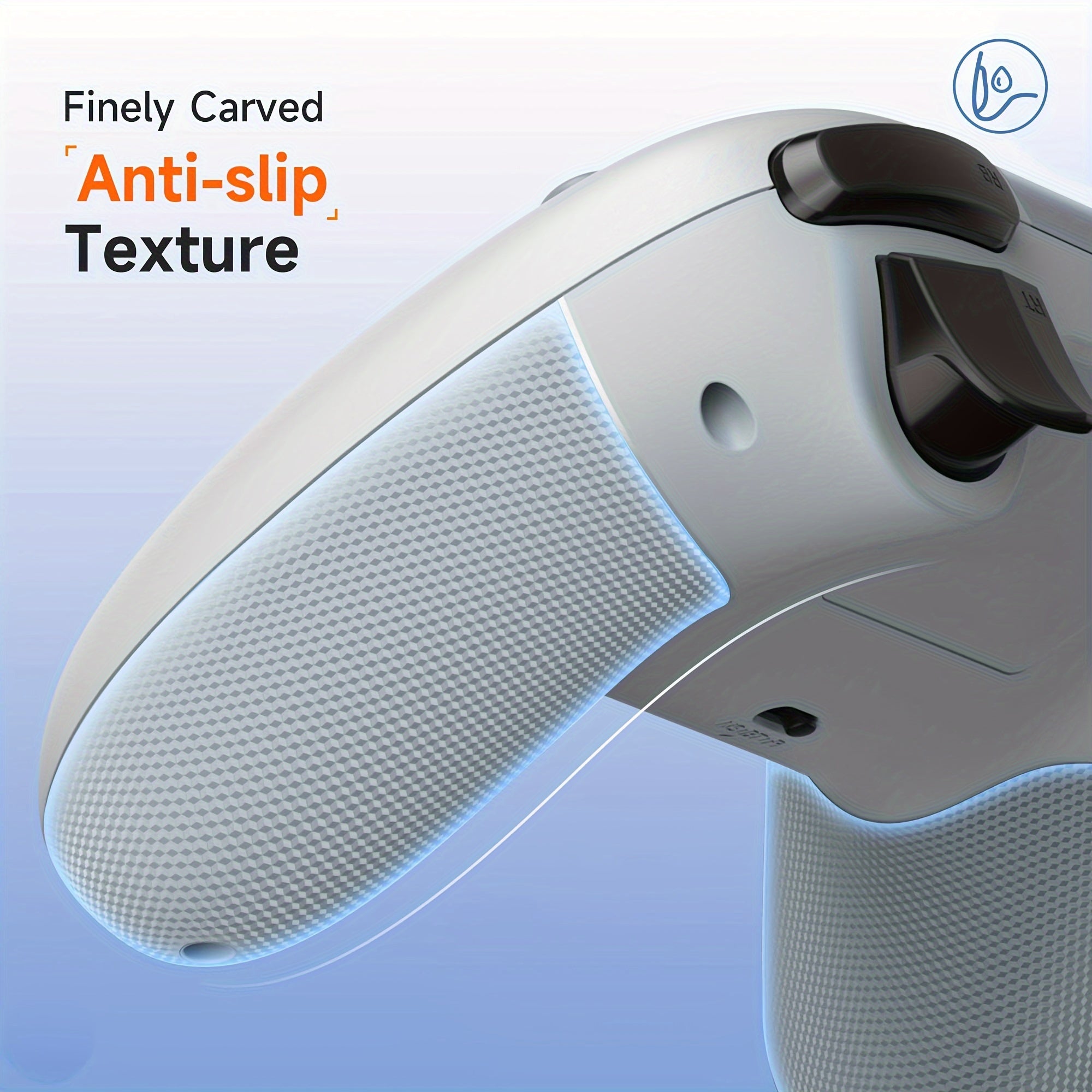 Controlador inalámbrico para PC con 7 colores de luz, 5 modos de luz, batería recargable para PC, Switch y móvil