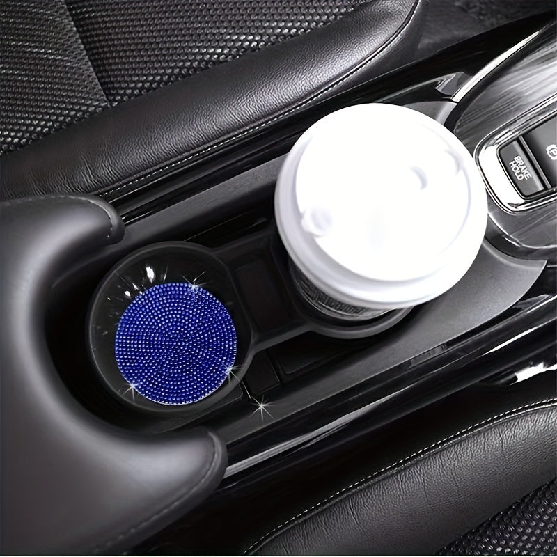 Avtomobillar uchun drenaj teshikli dumaloq silikonli yopishqoqsiz suv stakan matosi