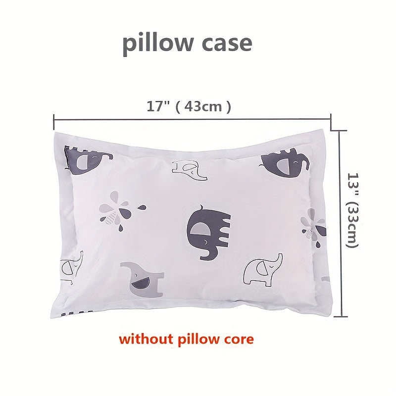 Juego de 4 juegos de ropa de cama para cuna con estampado de animales de dibujos animados para bebés, incluido edredón, sábanas ajustables, falda y funda de almohada