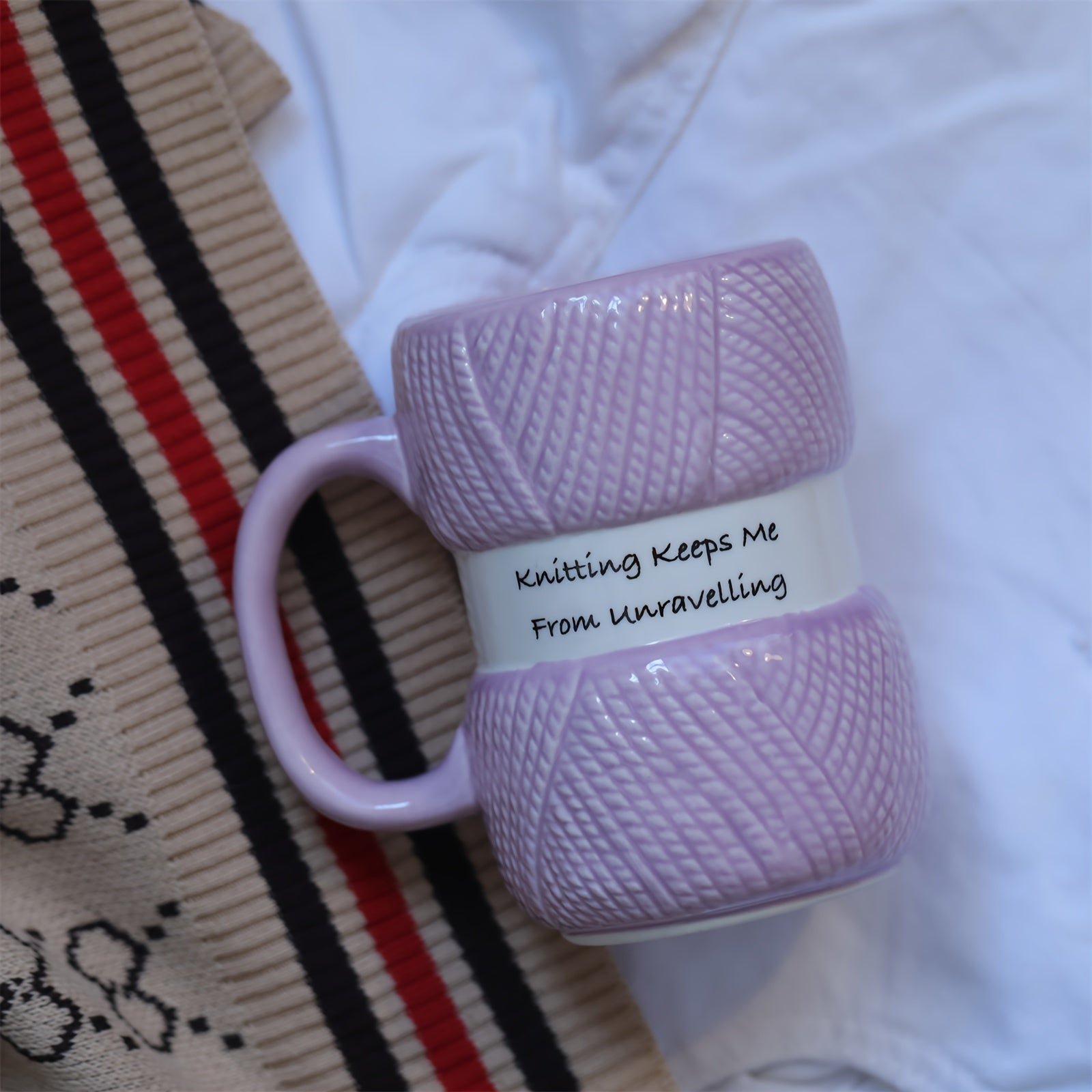 14.37oz Ceramic Coffee Mug Insulated Reusable Kitchen Drinkware