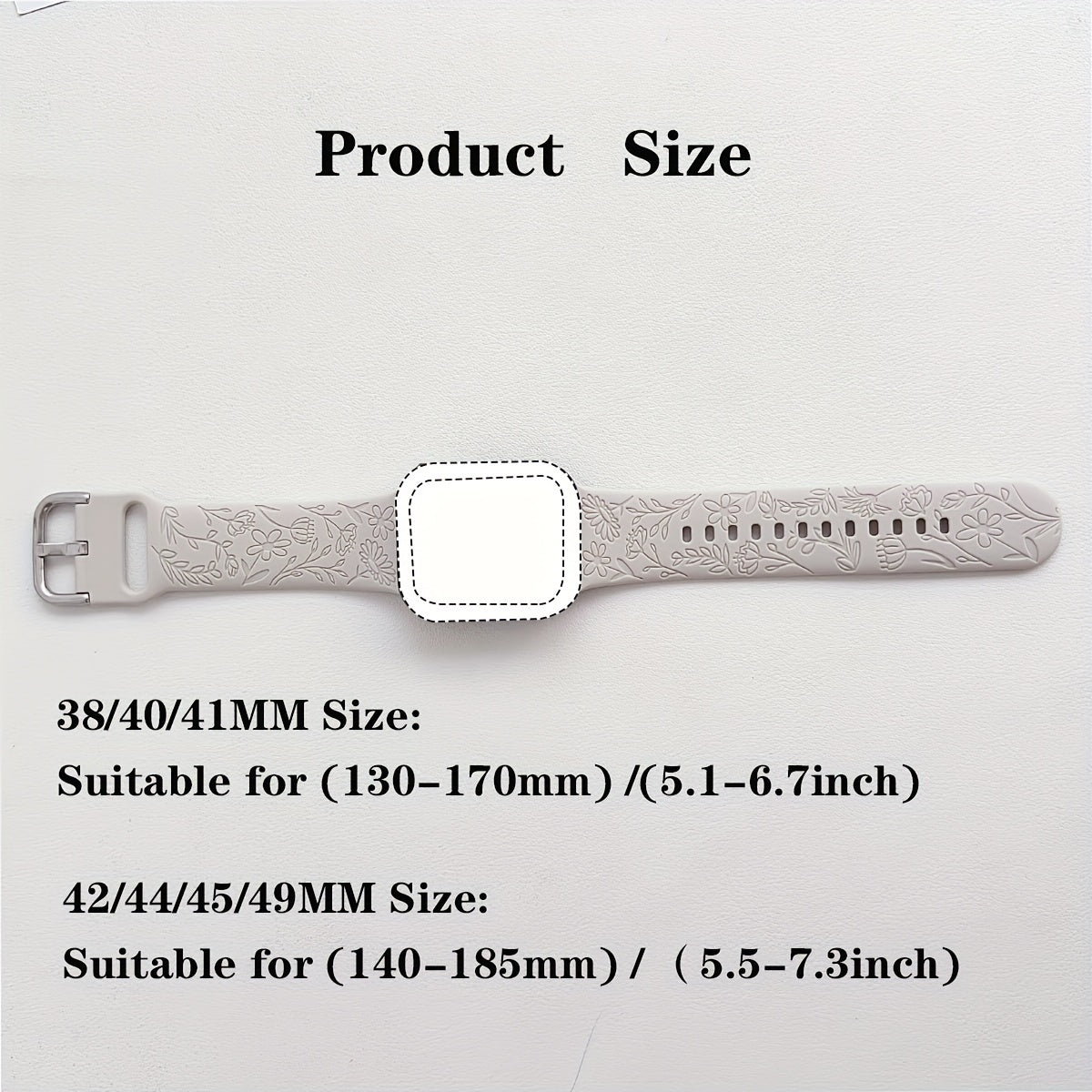 Стильный силиконовый ремешок для Apple Watch, подходящий для различных моделей и удобный для занятий спортом.