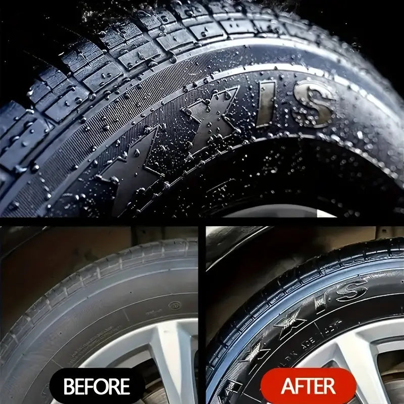 Crema restauradora para el interior del coche para plástico, tablero, neumáticos, reparación de asientos, negro, resina ABS