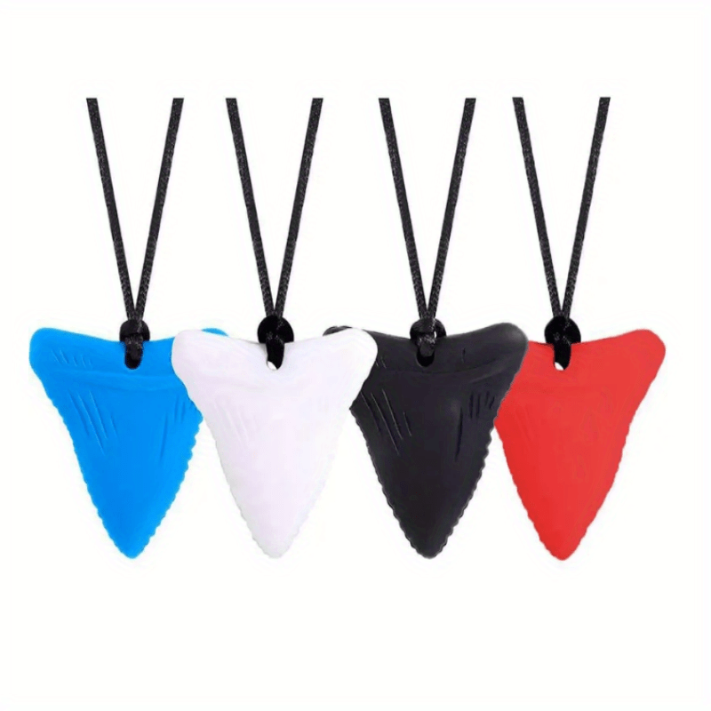 Teething Pendant Necklace 3-5pcs Food Grade Soft Funny Baby Teether