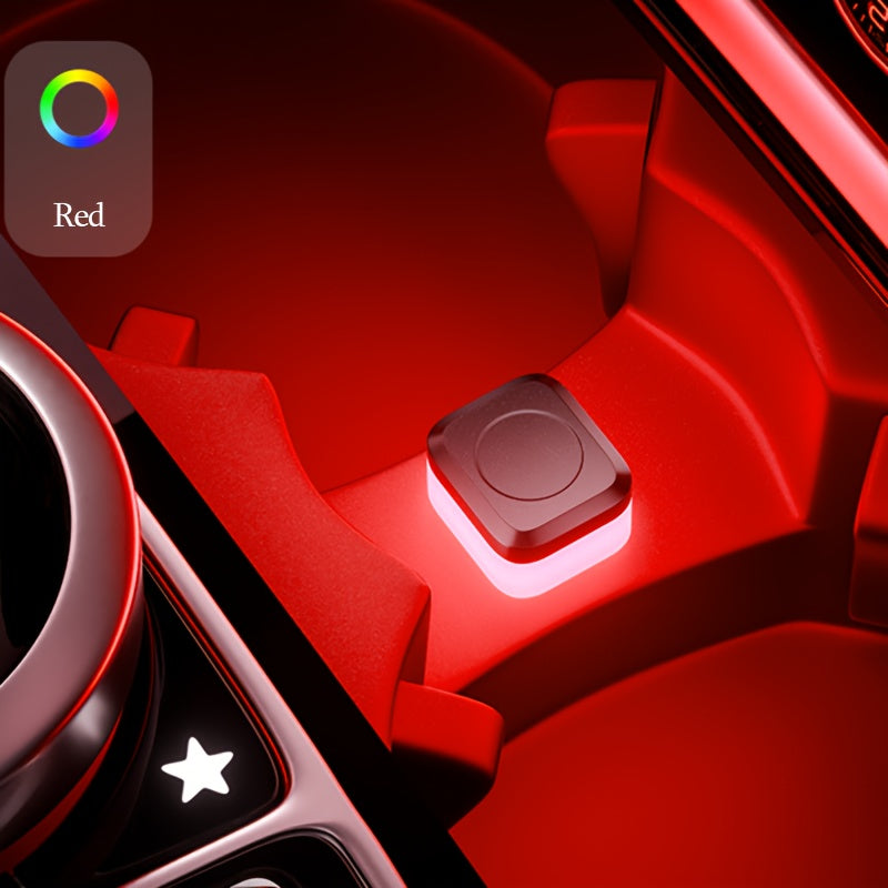 Car Interior Atmosphere Light, 4 Colors, Night Light, Car Accessories