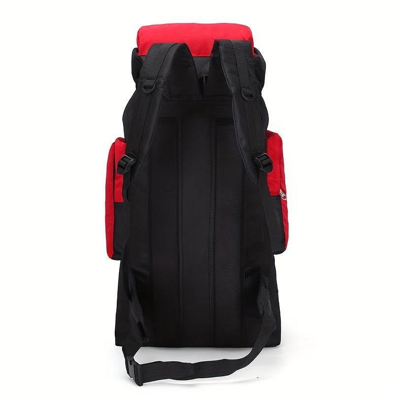 Large 80L Hiking Backpack for Men and Women Lightweight Nylon Casual with Multiple Pockets
