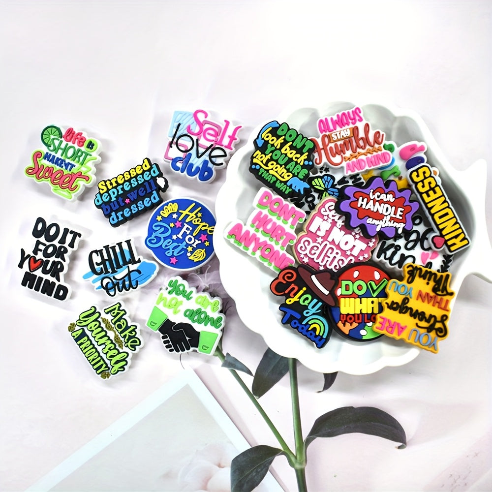 Unisex Plastic Shoe Charms for Sandals and Garden Shoes, DIY Accessory Pack