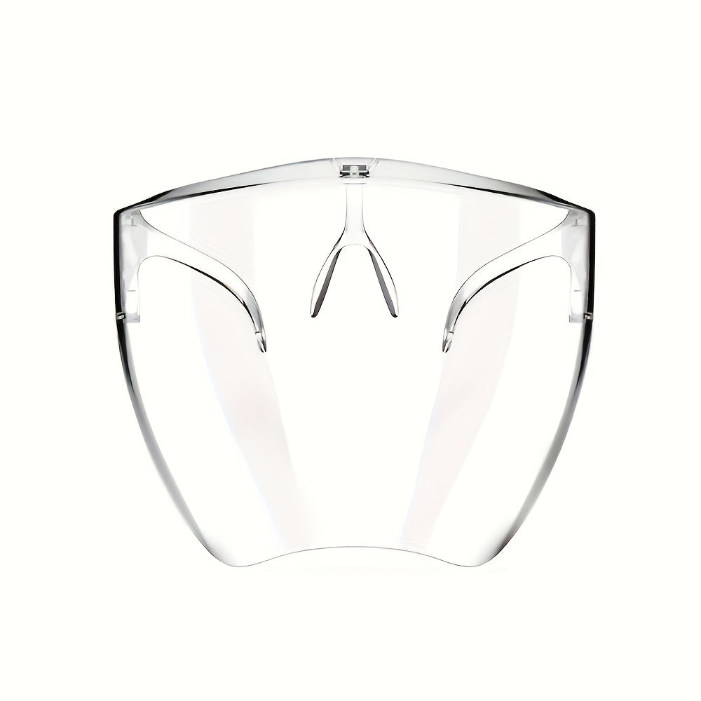 Full Face Shield for Nail Art HD Transparent Acrylic Dustproof Fog-Resistant Lightweight