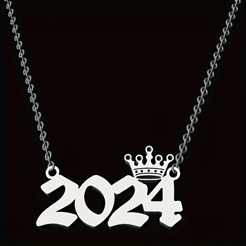 Silliq zanglamas po'latdan yasalgan "50.98m" zanjir, toj detali bilan. U uchun mukammal tug'ilgan kun sovg'asi. Har kuni kiyish va barcha fasllar uchun mos.