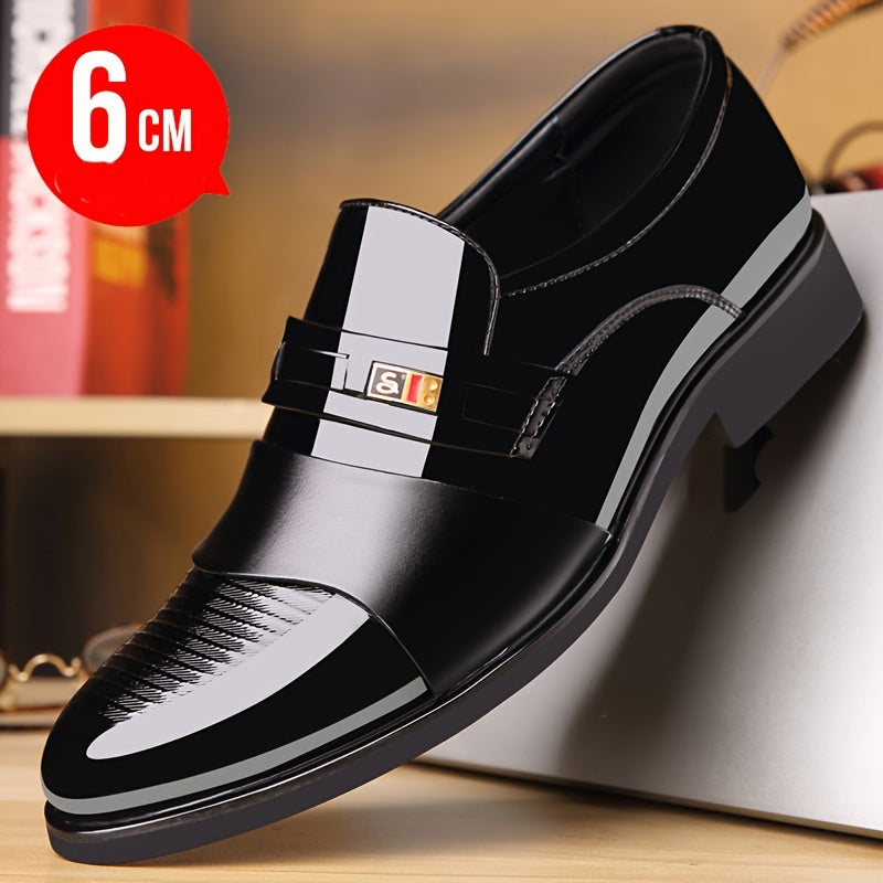 Men's Slip-On Oxford Shoes PU Upper Rubber Sole Casual Business All-Season
