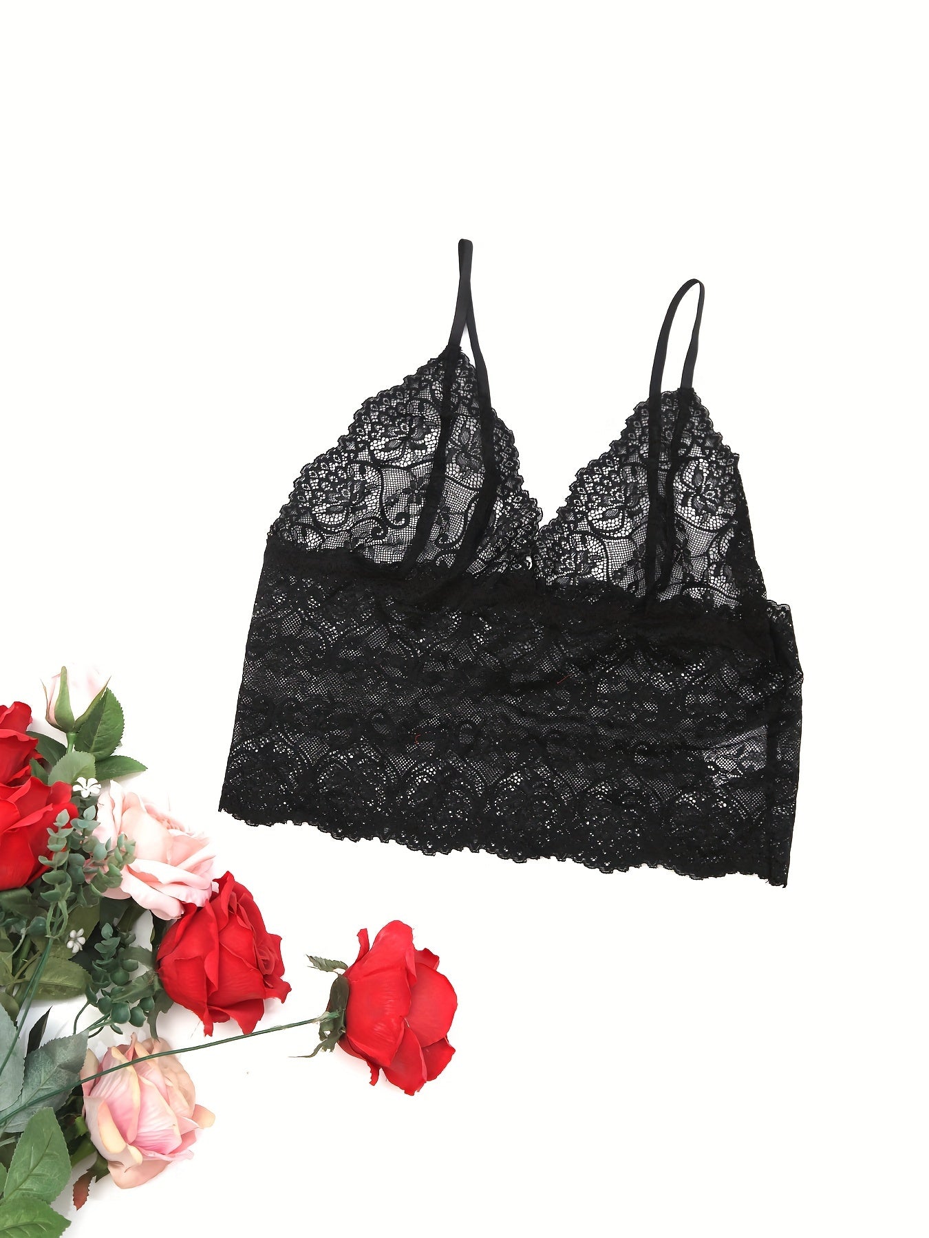 Women’s Embroidered Two-Piece Lingerie Set Sexy Underwear for Women