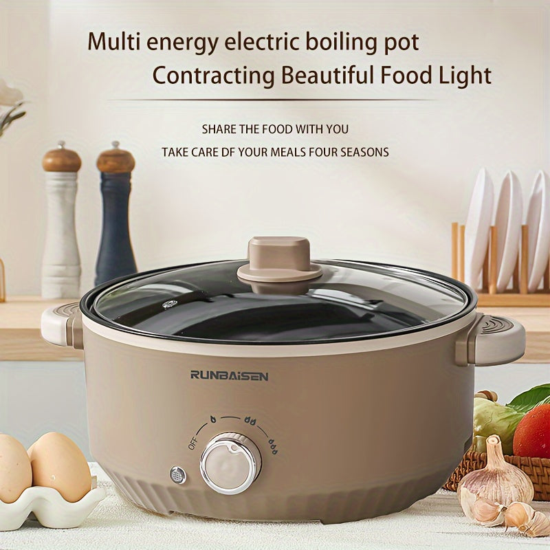 Electric Boiling Pot 220V-240V Food Contact Safe PP Material European Plug