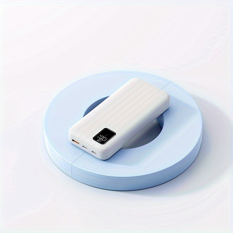 20000mAh Portable Power Bank with 22.5W Fast Charging USB Type-C LED Display Dual Input Output Compact