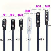 2024 Smart Watch Magnetic Charging Cable for 2-Pin and 4-Pin Devices