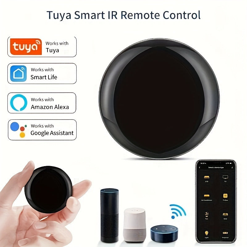 WiFi IR Universal Remote Control with Timer Voice Assistant Support for Smart Home Devices