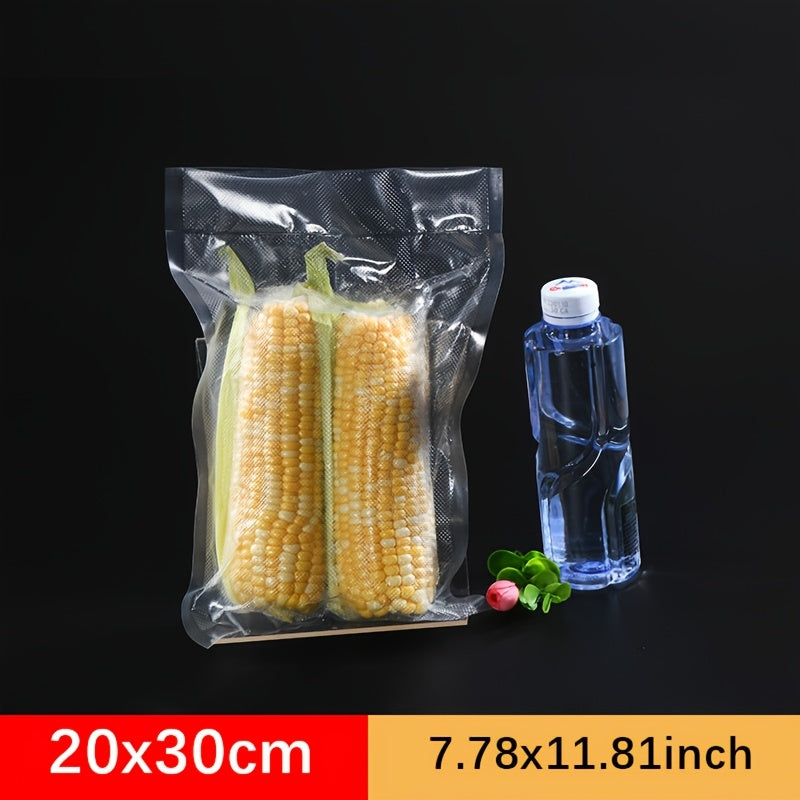 100-Pack Vacuum Sealer Bags Single-Surface Mesh Compatible with All Vacuum Packaging Machines