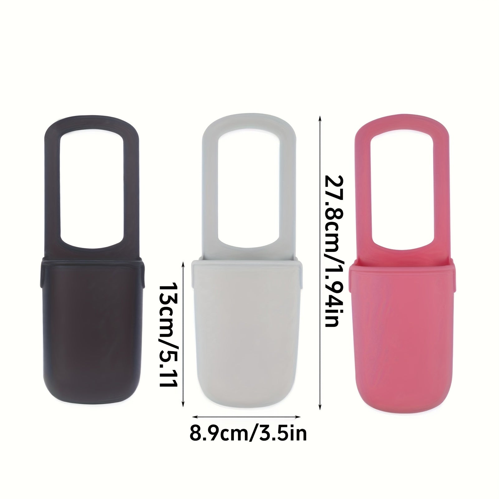 Soporte de silicona para tazas para bicicletas, cochecitos y scooters, duradero, plegable, con capacidad para múltiples botellas