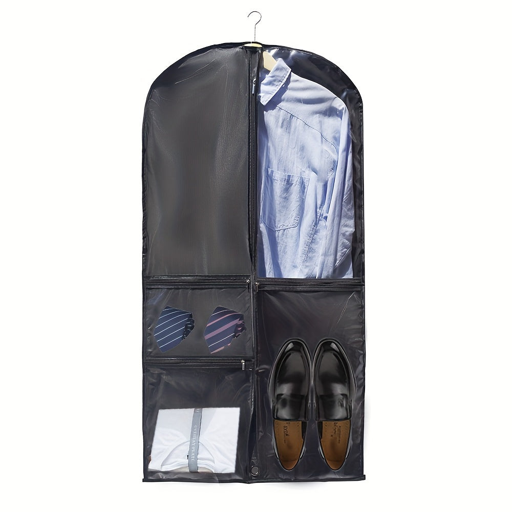 Large Garment Bag for Suits Dresses and Travel with Hanging Storage