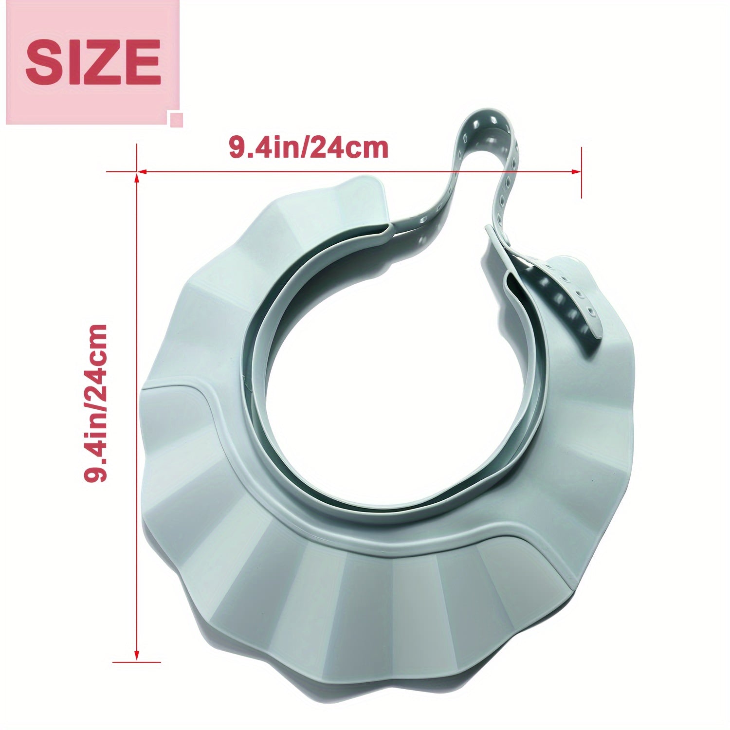 Baby Shower Shower Cap Adjustable Waterproof Baby Bath Cap for Ears and Eyes Protection
