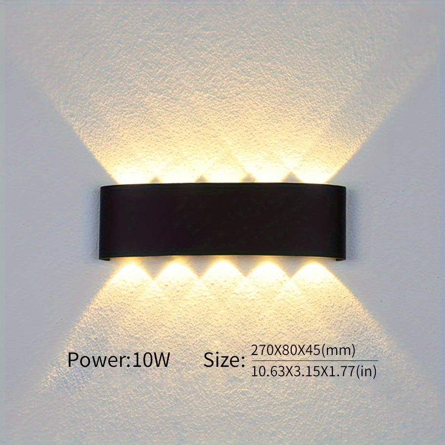 Wall Light with Adjustable Wattage 2W-10W for Indoor and Outdoor Use 85-265V