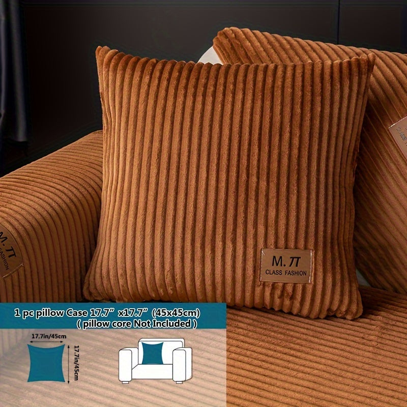 Плюшевый чехол на диван, толстый, теплый, зимний, противоскользящий, современный, дружелюбный к питомцам, для гостиной, спальни, офиса