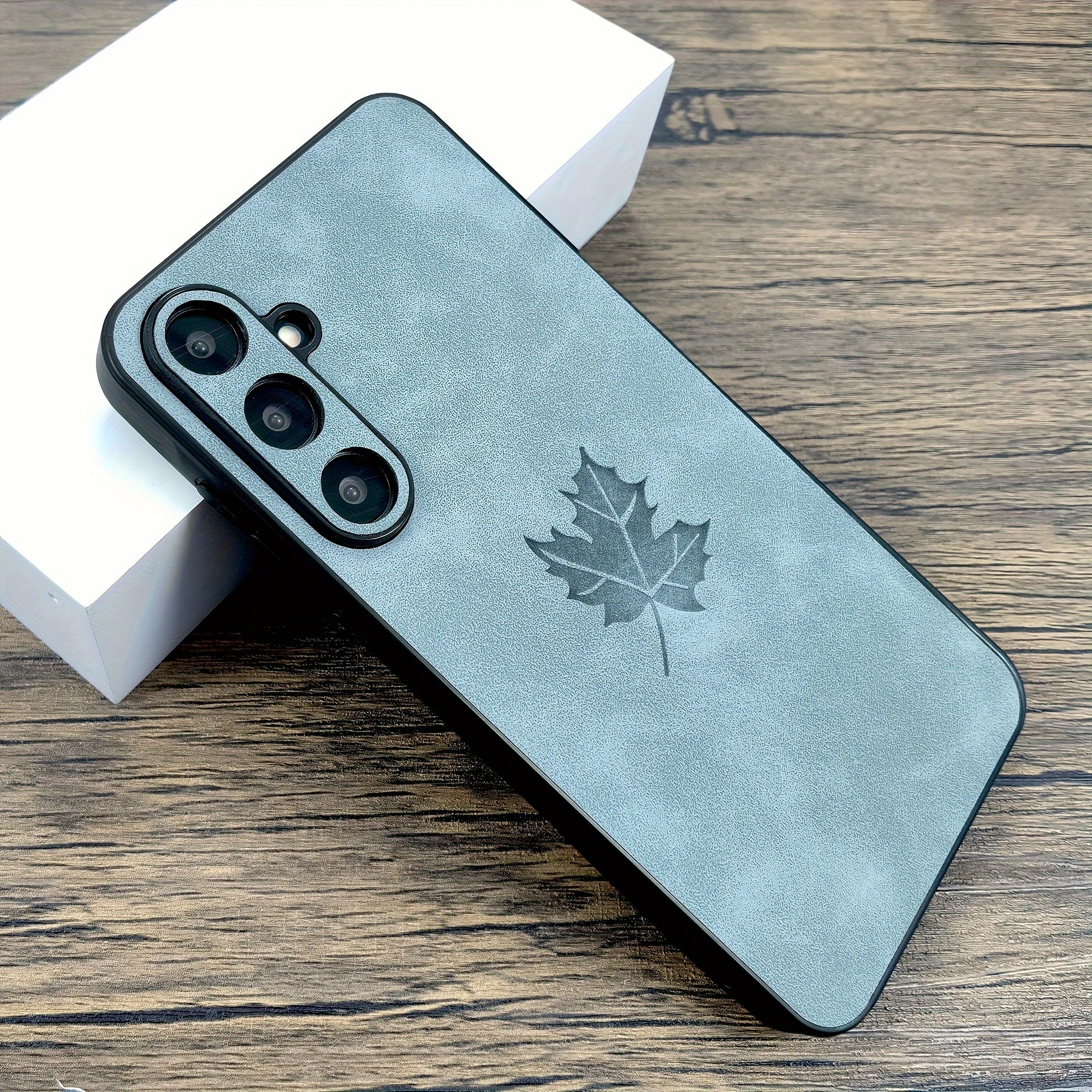 Faux Leather Phone Case for Samsung Galaxy A52 A53 A54 A55 Retro Bumper Cover