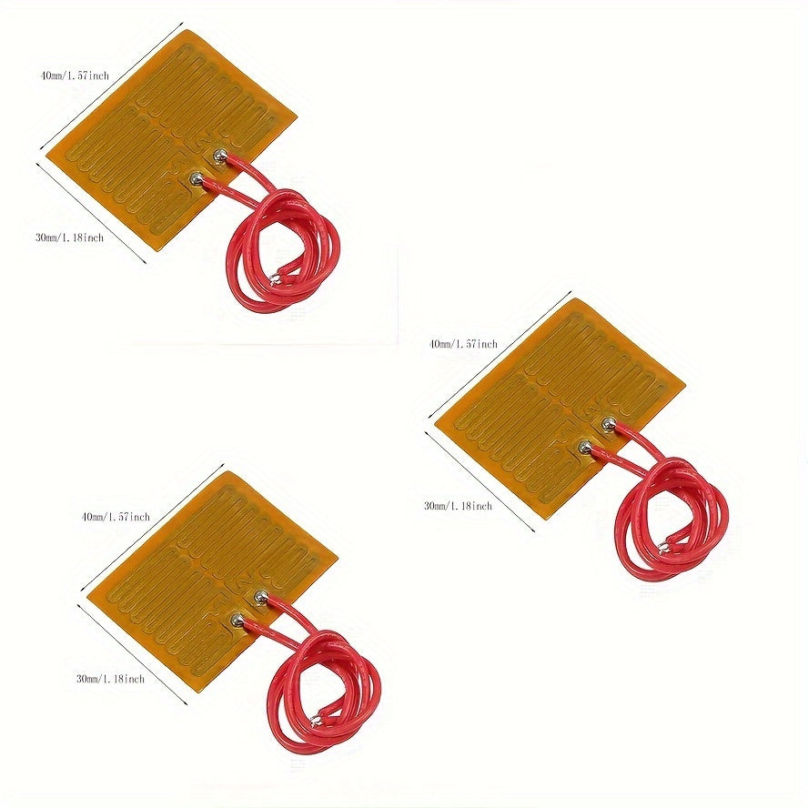 Electric Heating Film Pad for Oil Tanks Defogging 10-100mm 5V 12V 24V