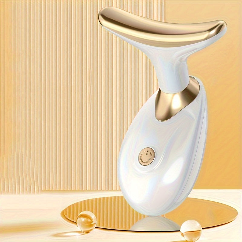 Dolphin-Shaped Facial Massager Handheld Skin Care Device Battery Powered for Home Use