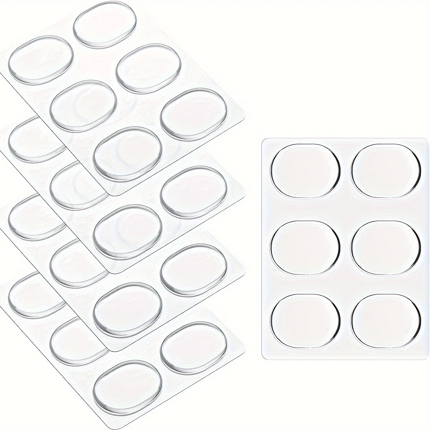 6/24/48 ta rangli barabanni susaytiruvchi jel padlari, simbal va barabanlar uchun