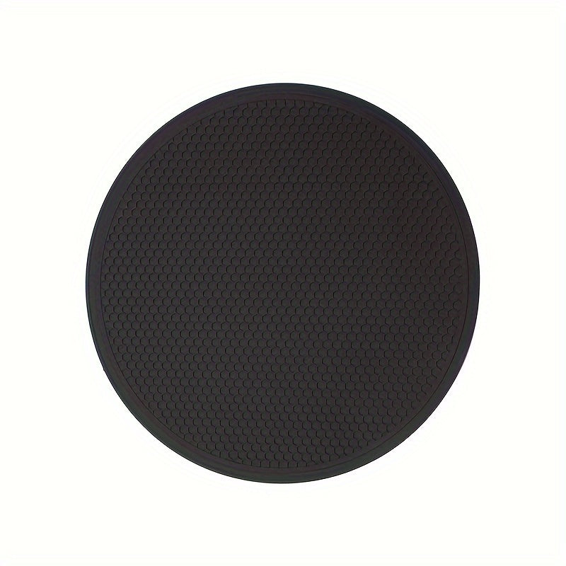 Set of 3 Round Honeycomb Silicone Placemats Non-slip Heat Insulation Table Mats