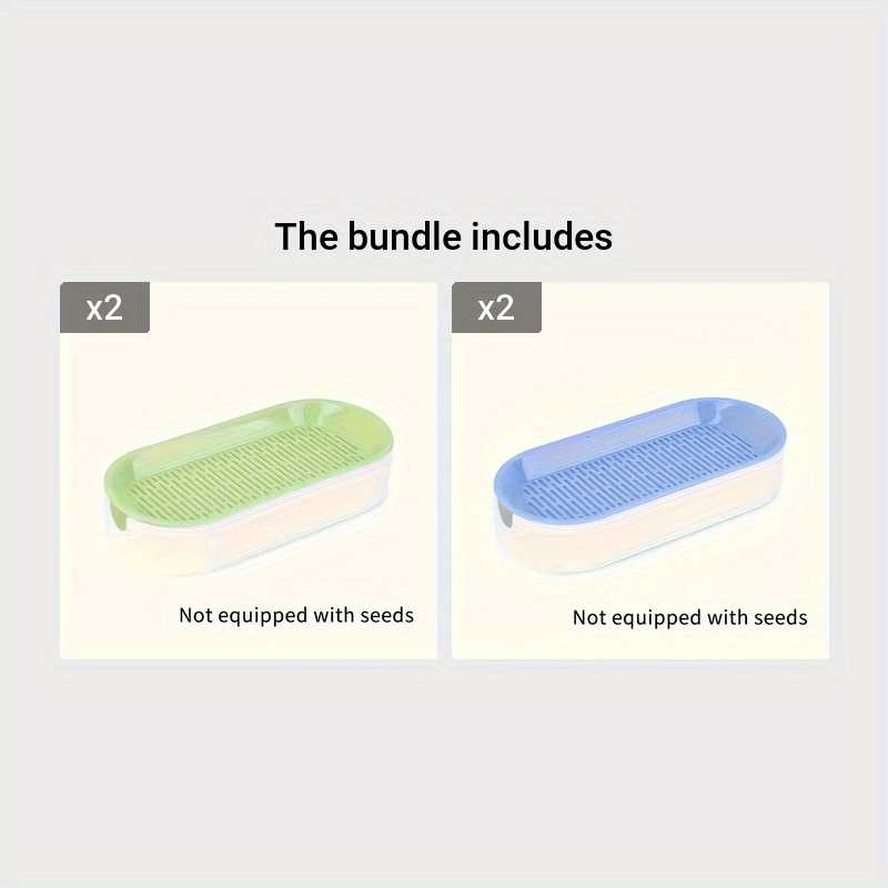 Hydroponic Cat Grass Growing Kit with Durable Tray Indoor Gardening