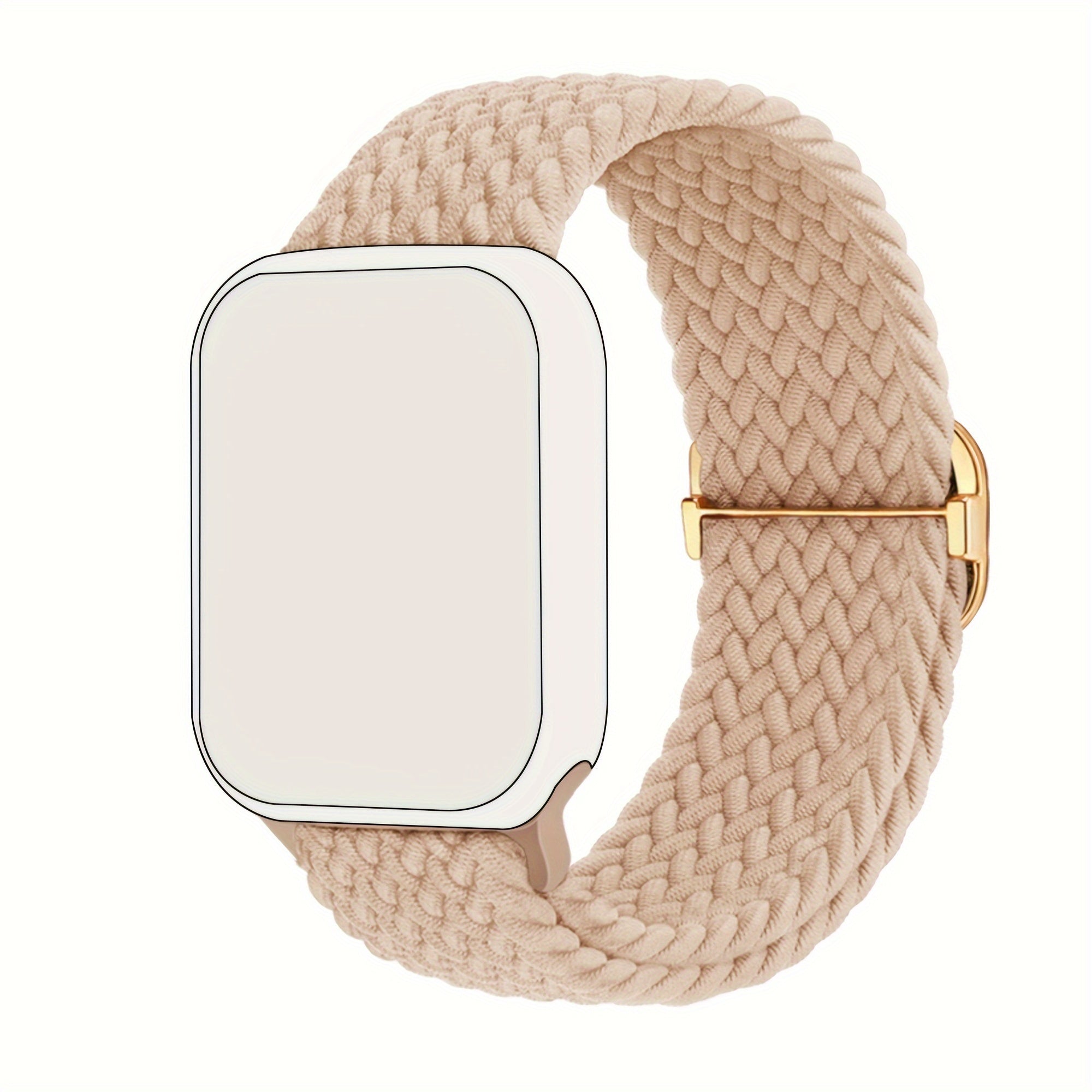 Correa de reloj inteligente trenzada de nylon elástica multicolor para IWatch