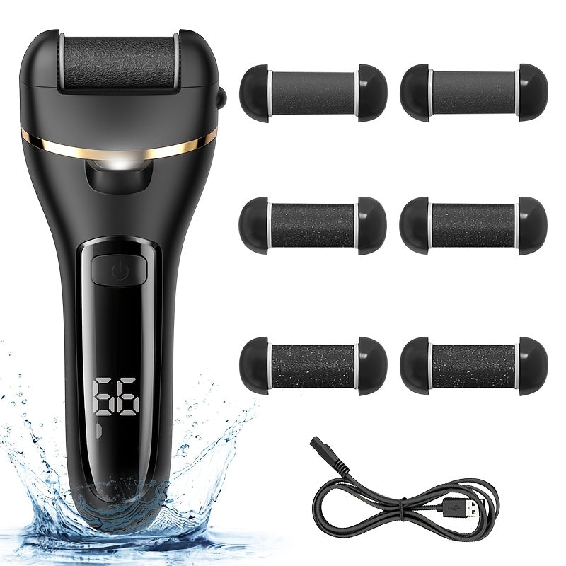 19-in-1 Electric Foot Care Machine with USB Rechargeable Callus Remover and Nail File