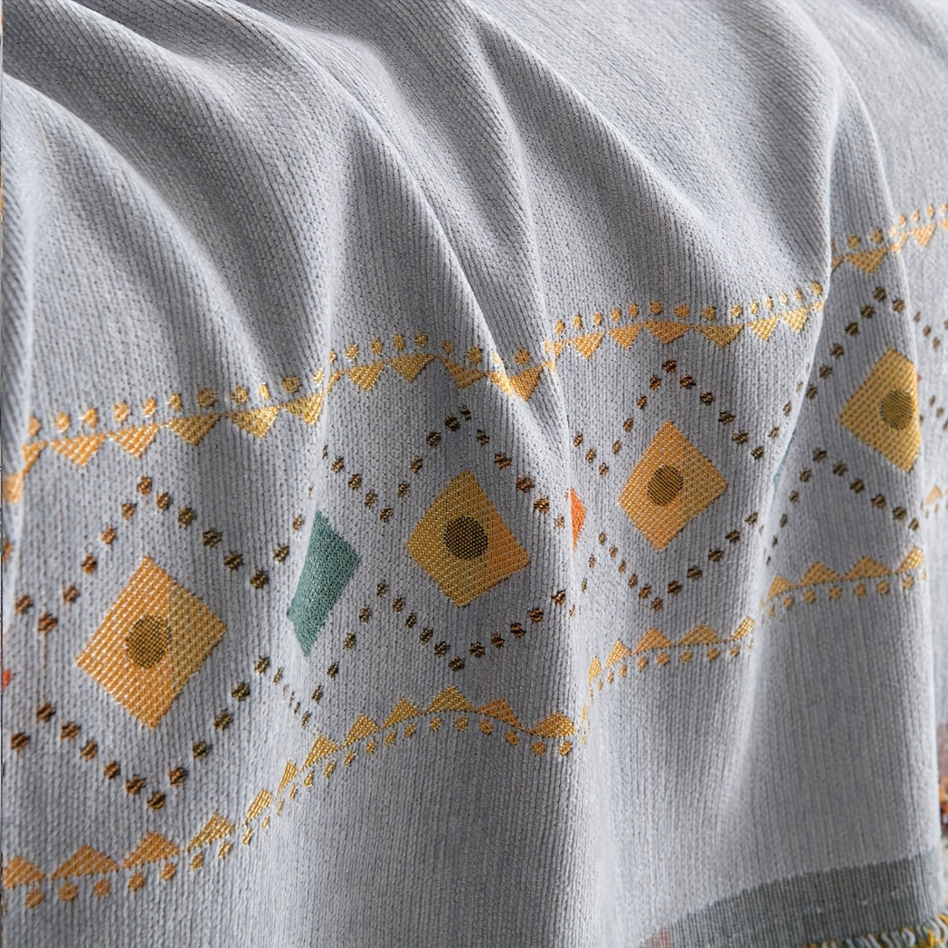 Boho-Style Sofa Cover All Seasons Non-Slip for Living Room Bedroom Office