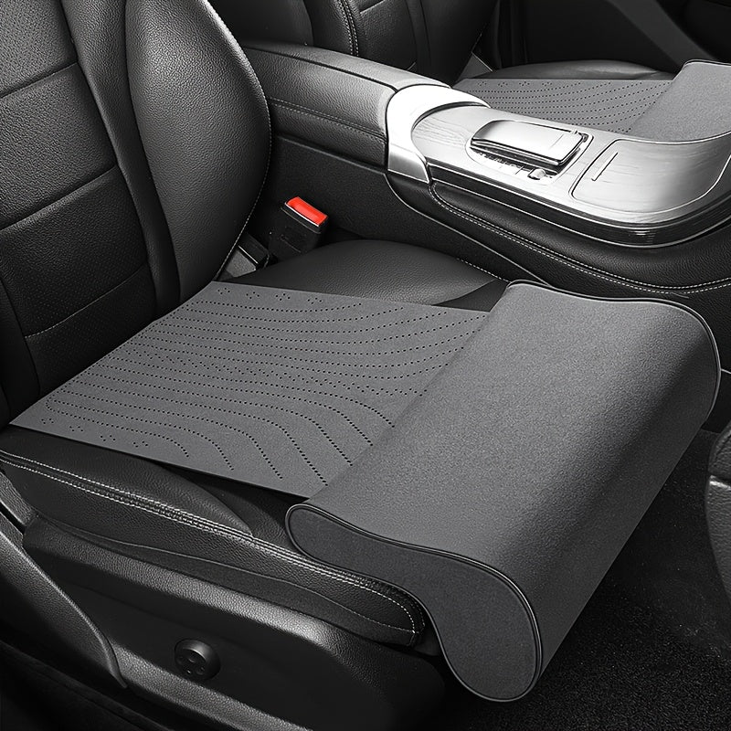 Memory Foam Car Leg Rest & Seat Cushion Ergonomic Folding Support