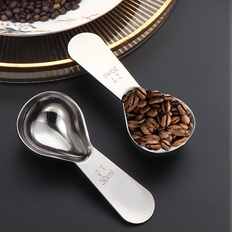 Stainless Steel Coffee Measuring Spoon 30ml Capacity for Milk Powder and Baking