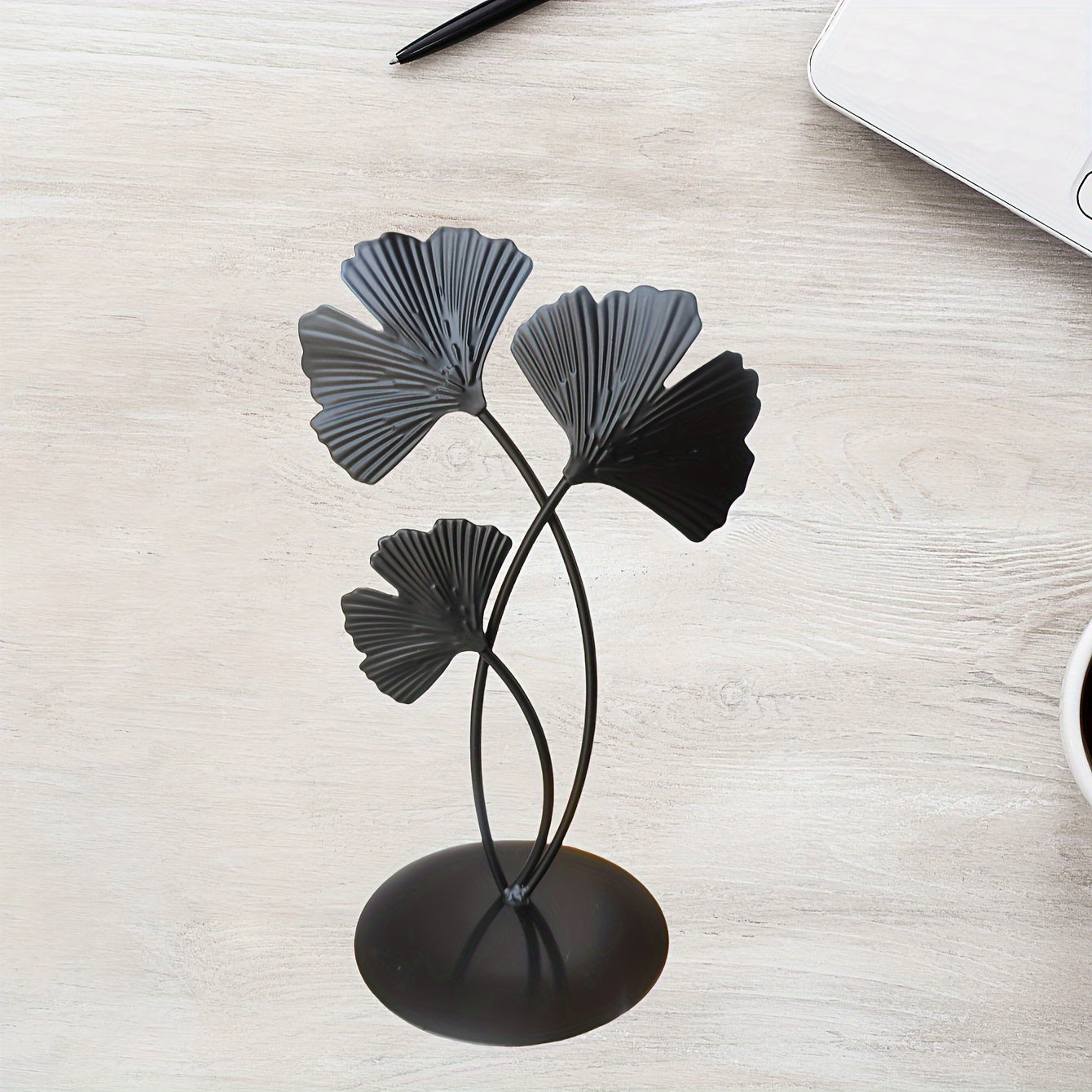 Luxury Ginkgo Leaf Home Decor for Living Room Entrance