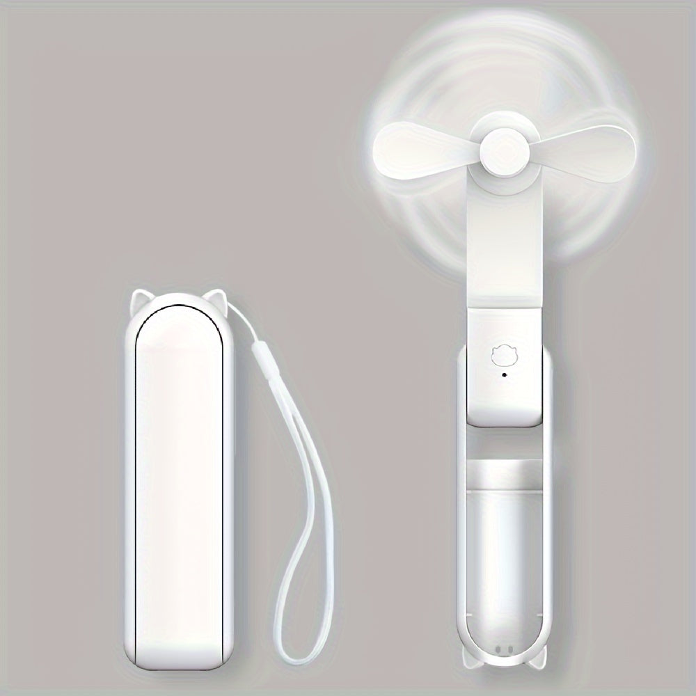 Mini Portable Fan with USB Rechargeable Battery and Auto Shut-Off