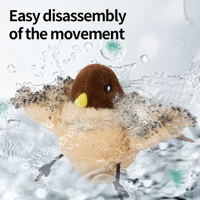 USB Charging Pet Fan with Artificial Feather Wings for Cats and Dogs