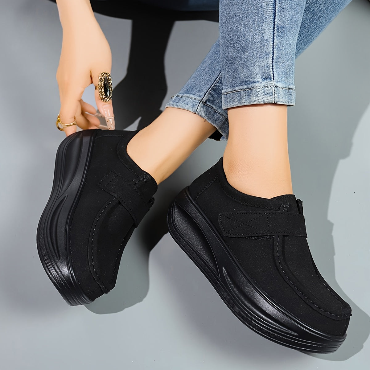 Women's Vintage-Inspired Slip-On Loafers Synthetic Cover All-Season Comfort