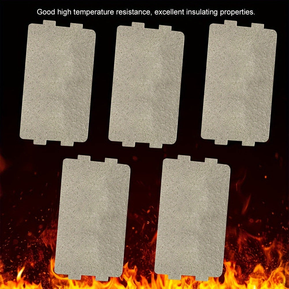 Microwave Oven Mica Plates 5-Piece Set Waveguide Cover Replacement Parts for Kitchen Appliances