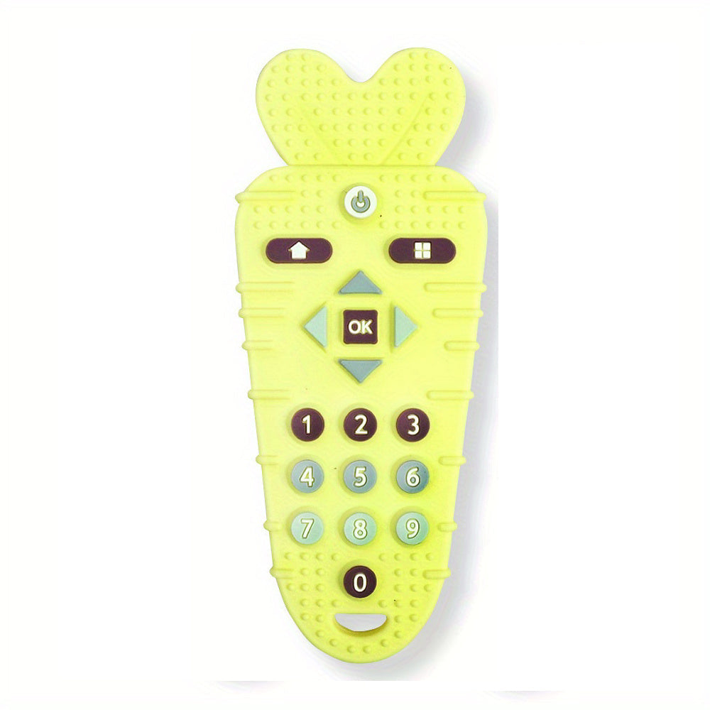 Baby Silicone Teething Toy for Gums BPA-Free Non-Toxic Durable for Infants 0-24 Months Black Blue Green