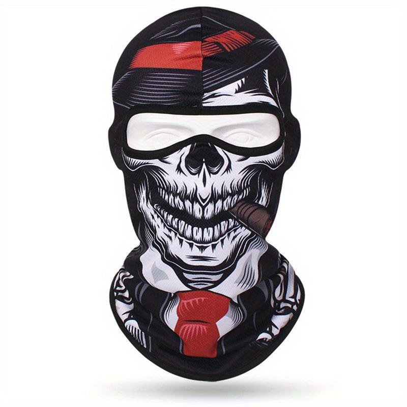 Full Face 3D Anime Skull Balaclava Ski Mask for Men and Women for Cycling Skiing and Outdoor Sports
