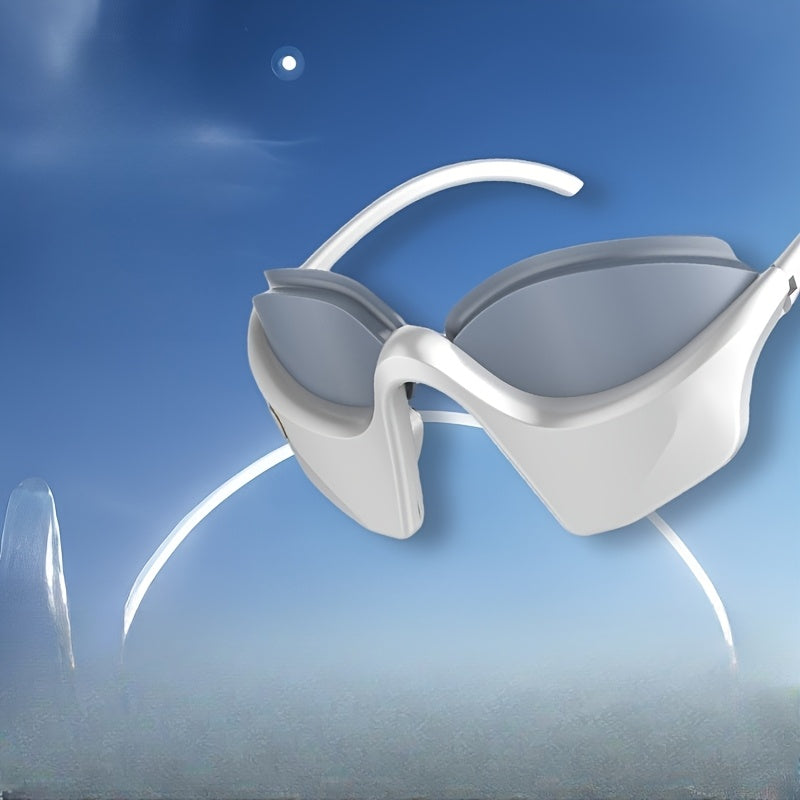 Heated Vibrating Eye Massager Mask USB Rechargeable Ergonomic Design Adjustable Fit