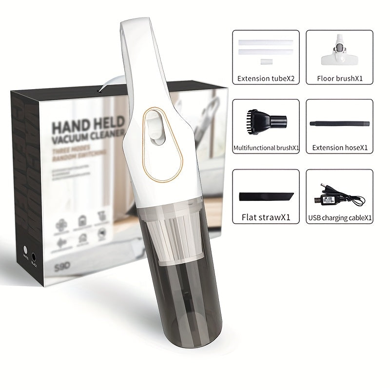 Wireless Handheld Vacuum Cleaner with Long Battery Life and Multi-Surface Filtration